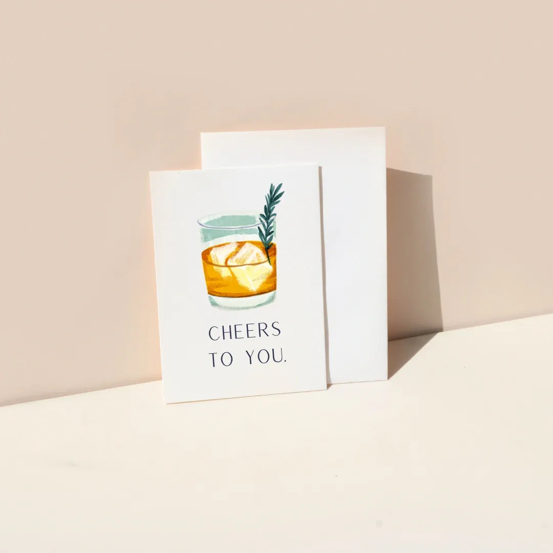 Cheers to You (Print Mix) (Blank cards + Envelopes)