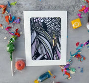 Abstract Flamingo. Artist Spotlight: Lynda Koshy